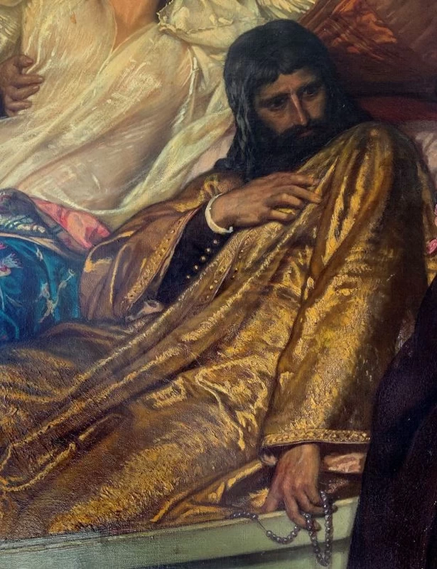 Joseph van Lerius - voluttà e devozione, 1857, dettaglio 1